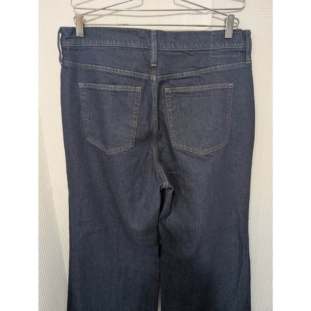 NWT! J. CREW! DEEP BLUE DENIM "'96 DENIM TROUSER" WIDE LEG, 5 POCKET JEANS! 14P - Picture 6 of 14
